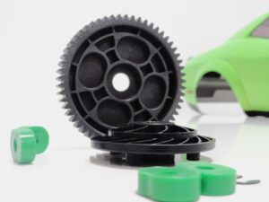 Challenger 55 Tooth Spur Gear and Holder with Bushings/Dampeners