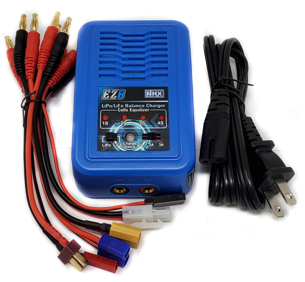 NHX RC EzWall 4-8S NiMH AC Peak Battery Charger – XT60 Plug, 4.8 To 14.4V