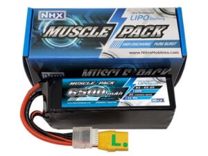 NHX Muscle Pack 6S 22.2V 6500mAh 100C LiPO Battery w/ XT90 Connector