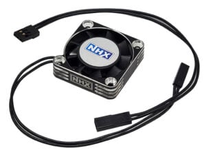 NHX HV 40mm Aluminum Case High Speed 16000 RPM Motor / ESC Fan Silver