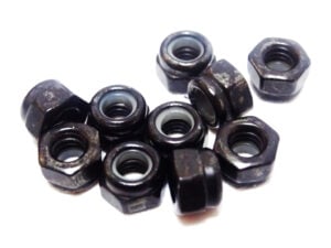 M4 Steel Flanged Nylon Lock Nut (10)