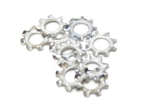 M4 Flanged Locking Washers (10)