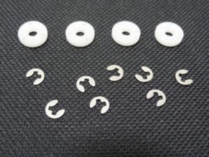 1/8 RAM 1500 / Ford F150 3 Hole Shock Piston Kit with E Clips