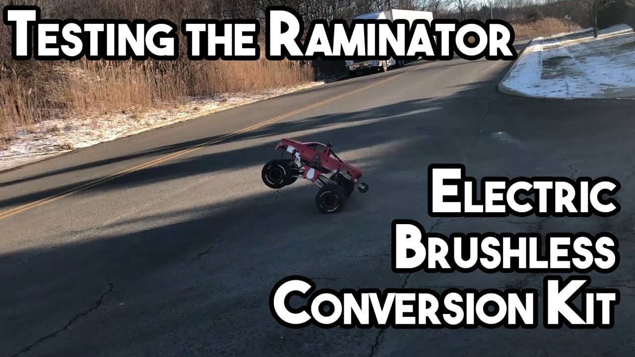 Testing the Brushless Conversion Kit for the Primal RC Raminator Monster Truck