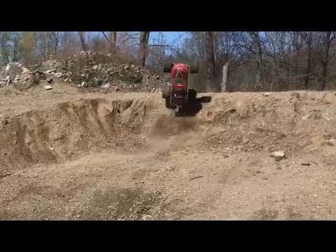 Primal RC 1/5 Scale Raminator Monster Truck Backflip !! - TMR Prototype Engine Test Run